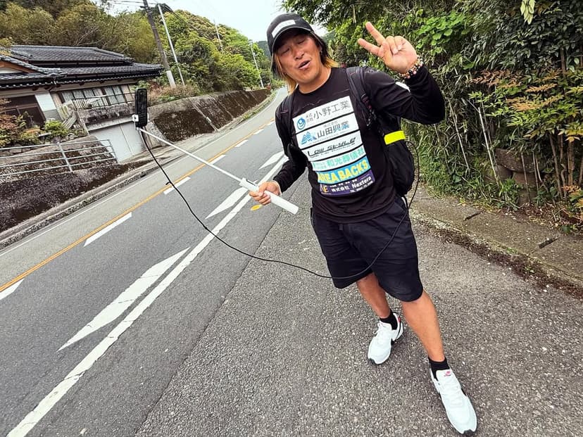 りーさんとの遭遇（峠の遍路道）